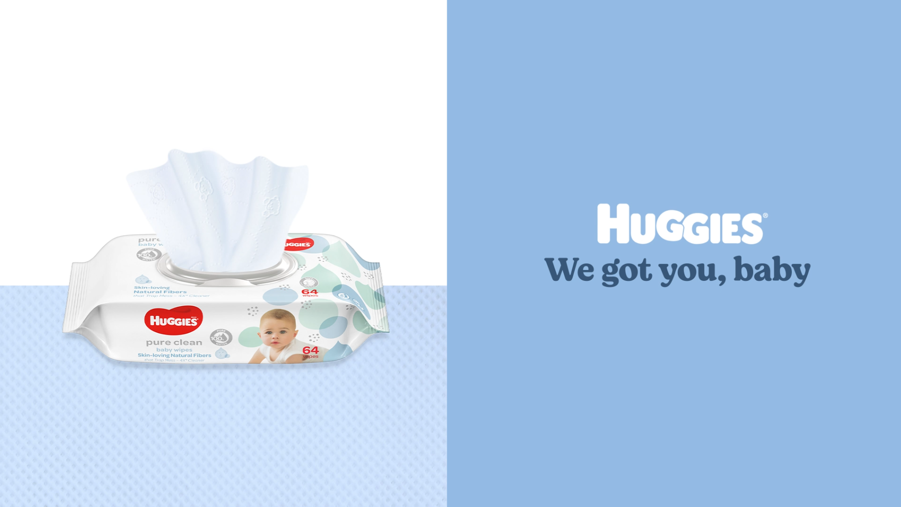 Huggies pure clean wipes sale